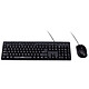 Bluestork Pack First II Multi-media keyboard set (French AZERTY) 3-button optical mouse