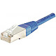 Cable RJ45 category 5e F/UTP 0,5 m (Blue) Category 5 network cable