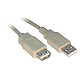 Rallonge USB 2.0 Type AA (Mâle/Femelle) - 0.5 m  Rallonge USB 2.0