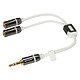 Real Cable iPlug J35M2F Dédoubleur audio stéréo de haute qualité (0.20 m)