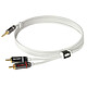 Real Cable iPlug J35M2M 3m Câble audio stéréo de haute qualité Jack 3.5 mm / 2 x RCA Mâles (3m)