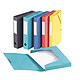 Exacompta boîte de classement EXABOX en carte lustrée Nature Future - Dos de 25mm - 24x32cm pour A4 Noir Boîte de classement