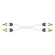 Real Cable 2RCA-1 0.50 m Cavo audio di alta qualità RCA maschio/maschio (0.50m)