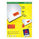 Avery L6034 - Etiquettes rouges Boite de 480 étiquettes (63,5 x 33,9 mm)