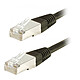 RJ45 Cat 6 S/FTP cable 10 m (Black) Cat 6 network cable