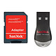 SanDisk MobileMate Duo + adaptateur Lecteur de carte microSD/microSDHC + adaptateur microSD vers SD - USB 2.0