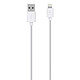 Belkin Câble Lightning vers USB ChargeSync - 1.2 m - Blanc Câble de rechargement et de synchronisation Lightning vers USB