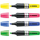 STABILO Luminator x 4 Assortis Pochette de 4 surligneurs grande capacité à encre liquide à pointe biseautée de 2 à 5 mm