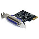 StarTech.com PCI Express to parallel port adapter card PCI-E LP controller card (1 DB-25 port) - low profile - up to 2,5 Mbit/s
