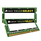 Corsair Value Select SO-DIMM 8 Go (2 x 4 Go) DDR3L 1600 MHz CL11 RAM SO-DIMM DDR3 PC12800 - CMSO8GX3M2C1600C11 (garantía de por vida por Corsair)