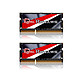 G.Skill RipJaws Series SO-DIMM 16 Go (2 x 8 Go) DDR3 1600 MHz CL11 · Occasion RAM SO-DIMM PC3-12800 - F3-1600C11D-16GRSL - Article utilisé