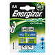 Energizer AccuRecharge Extreme Blister de 2 piles rechargeables HR06 2300 mAh Energizer AccuRecharge Extreme Blister de 2 piles rechargeables HR06 2300 mAh