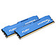 HyperX Fury 8 Go (2x 4Go) DDR3 1866 MHz CL10 (Bleu) Kit Dual Channel RAM DDR3 PC14900 - HX318C10FK2/8 (garantie à vie par Kingston)