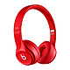 Beats Solo 2 Red Closed-back on-ear headphones with integrated microphone