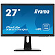 iiyama 27" LED - ProLite XB2776QS-B2 Noir 2560 x 1440 pixels - 5 ms - Format large 16/9 - Dalle IPS - Pivot - DisplayPort - HDMI - Noir