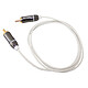 Real Cable Nano Sub 2m Câble Subwoofer RCA mâle/mâle plaqué or (2m)