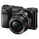 Sony Alpha 6000 16-50mm Lens Black 24.3 MP Mirrorless Camera - 3" LCD Screen - Full HD Video - Wi-Fi - NFC