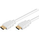 Cordon High Speed HDMI with Ethernet Blanc (0.5 mètre) Cordon High Speed HDMI with Ethernet