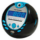 Metronic Radio Réveil Sportsman  Radio réveil MP3 avec port USB et affichage de l'heure au plafond LED Bleue