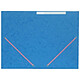 3-flap cardboard folder 375g Blue 3-flap lastic folder 375g format 24 x 32 cm in 5/10ths card Blue