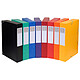 Exacompta Cartoboxes back 60 mm Assorted x 10 Set of 10 filing boxes with 60 mm glossy card backs 600 g 24x32 cm Assorted