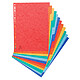 Exacompta Nature Future A4 dividers 12 positions glossy card Pack of 12 customised dividers, 29.7 x 21 cm