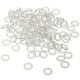 O-Rings for Cherry MX mechanical switches (125 per set) - clear Pack of 125 transparent rubber O-rings for Cherry MX mechanical switch keyboards