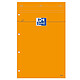 Oxford Bloc notes 40 pages 210 x 320 mm petits carreaux  Orange 