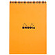 Rhodia Bloc Note Spirale 21 x 29.7 cm quadrillé 5 x 5 160 pages 
