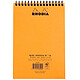  Rhodia Bloc Notepad Orange Spirale 14.8 x 21 cm quadrillé 5 x 5 160 pages