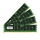 Crucial DDR4 256 Go (4 x 64 Go) 2400 MHz CL17 ECC QR X4 LR Kit Quad Channel RAM DDR4 PC4-19200 - CT4K64G4LFQ424A (garantie 10 ans par Crucial) 