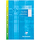 Clairefontaine Perforated single copies 100 pages 21 x 29.7 cm large squares Seyes Pack of 100 perforated single sheets A4 large squares Seyes