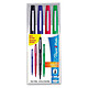 PAPER MATE Nylon Flair Assorted Pack of 4 assorted coloured markers