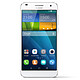 Huawei Ascend G7 Blanc Smartphone 4G-LTE avec écran tactile HD 5.5" sous Android 4.4