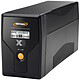 Infosec X3 EX LCD USB 500 Onduleur Line Interactive 2 prises FR/Schuko 500VA - RJ11/RJ45 - écran LCD