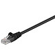 RJ45 Cat 5e U/UTP cable 2 m (Black) Category 5 network cable