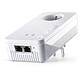Devolo dLAN 1200 Wi-Fi AC Dual band 1200 Mbps Wi-Fi AC powerline single adapter with 2 Gigabit Ethernet ports