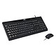 Advance Starter Desktop Keyboard set (French AZERTY) and wired optical mouse