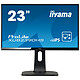 iiyama 23" LED - ProLite XUB2390HS-B1 1920 x 1080 pixel - 5 ms - Widescreen 16/9 - Pannello IPS - Pivot - HDMI - Nero