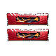 G.Skill RipJaws 4 Series Rouge 8 Go (2x 4 Go) DDR4 2133 MHz CL15 · Occasion Kit Dual Channel 2 barrettes de RAM DDR4 PC4-17000 - F4-2133C15D-8GRR - Article utilisé