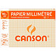 Canson Papier à dessin millimétré 12 feuilles A4 90g Canson Papier à dessin millimétré 12 feuilles A4 90g