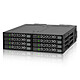 ICY DOCK MB998SP-B Array RAID per 8 dischi rigidi SATA da 2,5" in 1 alloggiamento da 5,25" (nero)