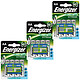 Energizer Accu Recharge Extreme AA 2300 mAh (par 12) Pack de 12 piles AA (HR06) rechargeables 2300 mAh