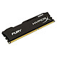 HyperX Fury Noir 8 Go DDR4 2400 MHz CL15 RAM DDR4 PC4-19200 - HX424C15FB2/8 