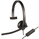 Logitech USB Headset Mono H570e (Teams Version) Casque-micro mono filaire certifié Teams