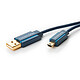 Clicktronic Câble Mini USB 2.0 Type AB (Mâle/Mâle) - 1.8 m Cordon USB 2.0 type A mâle / Mini B mâle à hautes performances