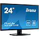 iiyama 23.6" LED - ProLite X2481HS-B1 1920 x 1080 pixels - 6 ms - Format large 16/9 - HDMI - Noir