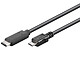Goobay USB-C to Micro USB-B 2.0 Cable (0.60 m) Cordon USB 2.0 type C mâle vers Micro USB type B mâle - 0.6 m