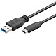 Goobay USB-C a micro-USB-A 3.0 cable (0.50 m) Cable USB 3.0 tipo C a tipo A (Macho/Macho) - 0,5 metros