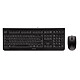 Cherry DC 2000 Professional office set - LPK flat keyboard - ambidextrous 3 button optical mouse